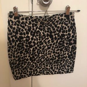 Cheetah Print Mini-skirt